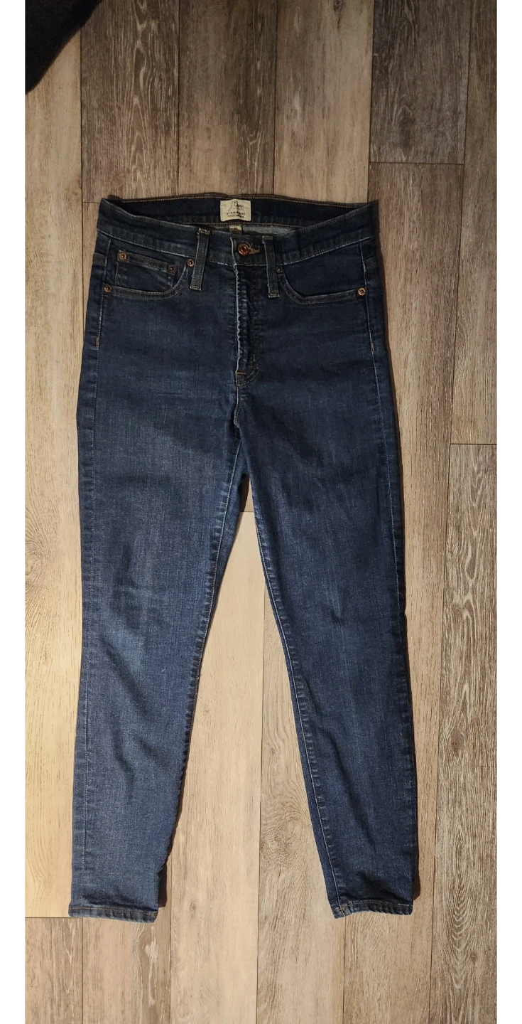 J. Crew 9" High-Rise Toothpick Jeans Size 27