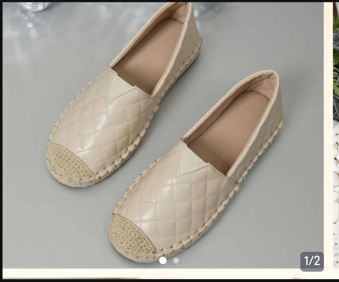 Brand new Quilted Espadrille Flats size 6.5US
