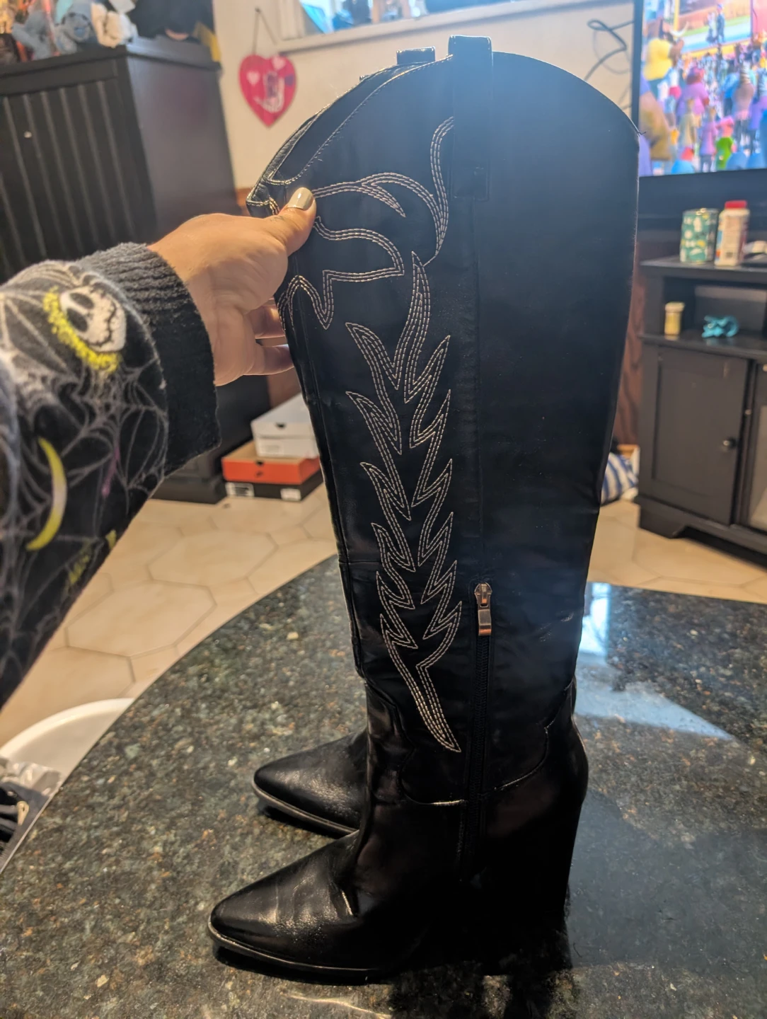 Black Cowboy Boots - photo 3