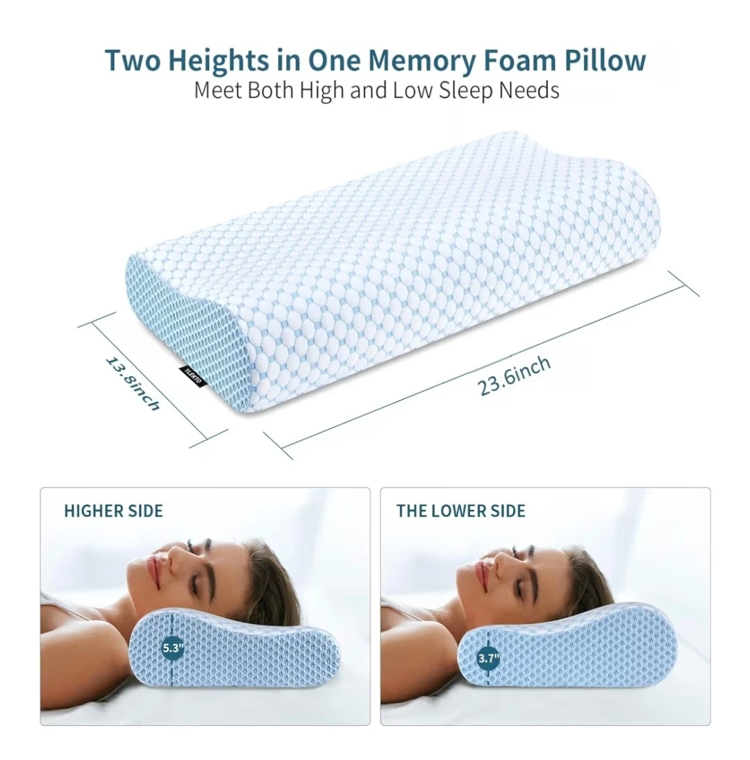 Ergonomic Memory Foam Pillow - photo 5