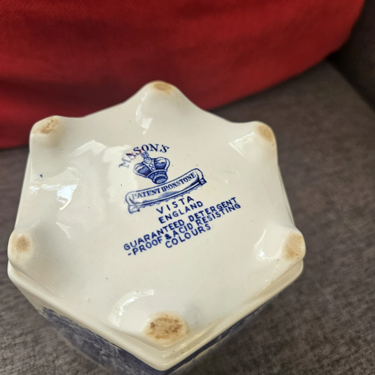 Masons Patent Ironstone Vista England Vase - photo 4