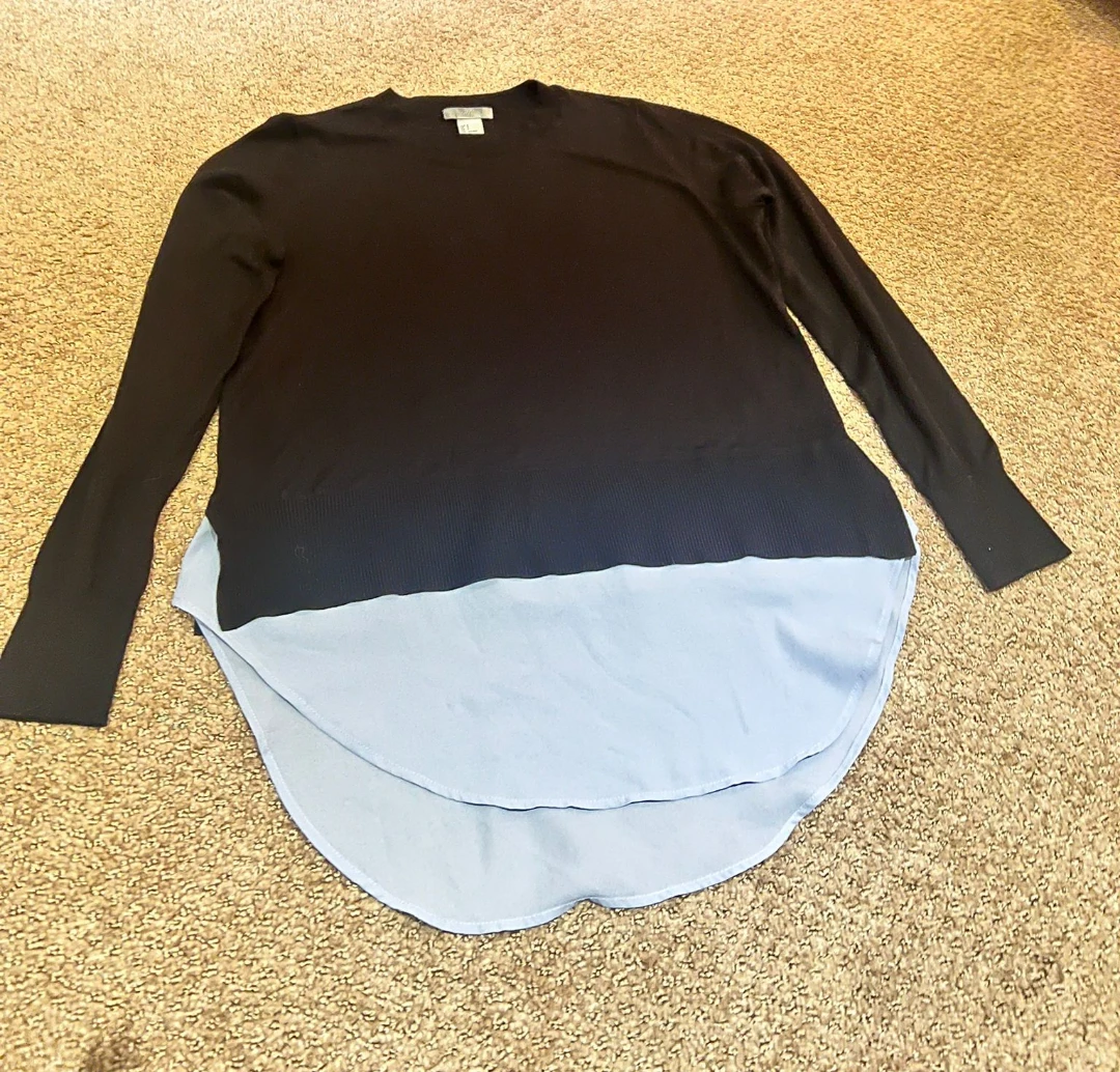 Black & Blue Layered Sweater H&M