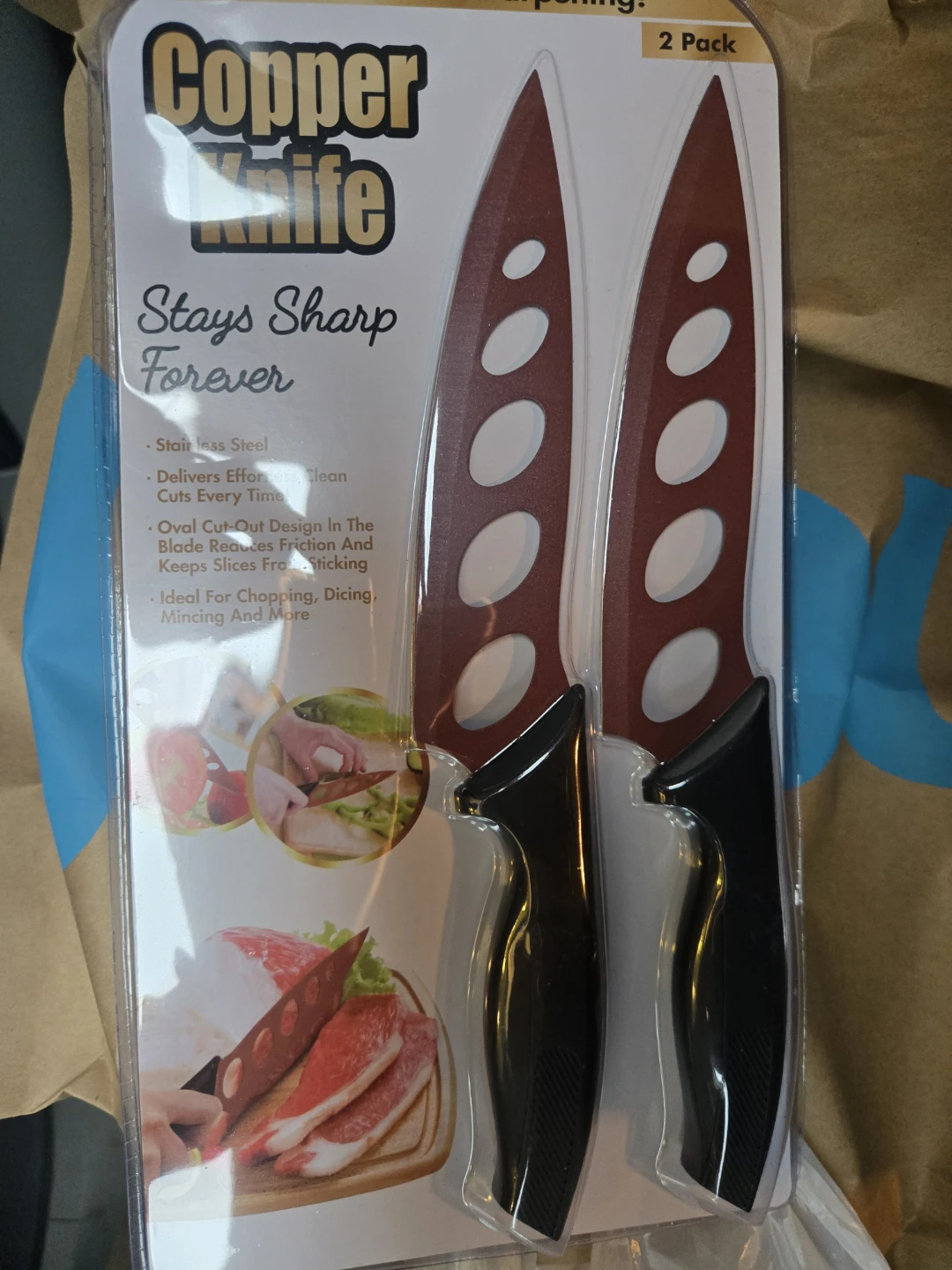 Copper Knife 2 Pack