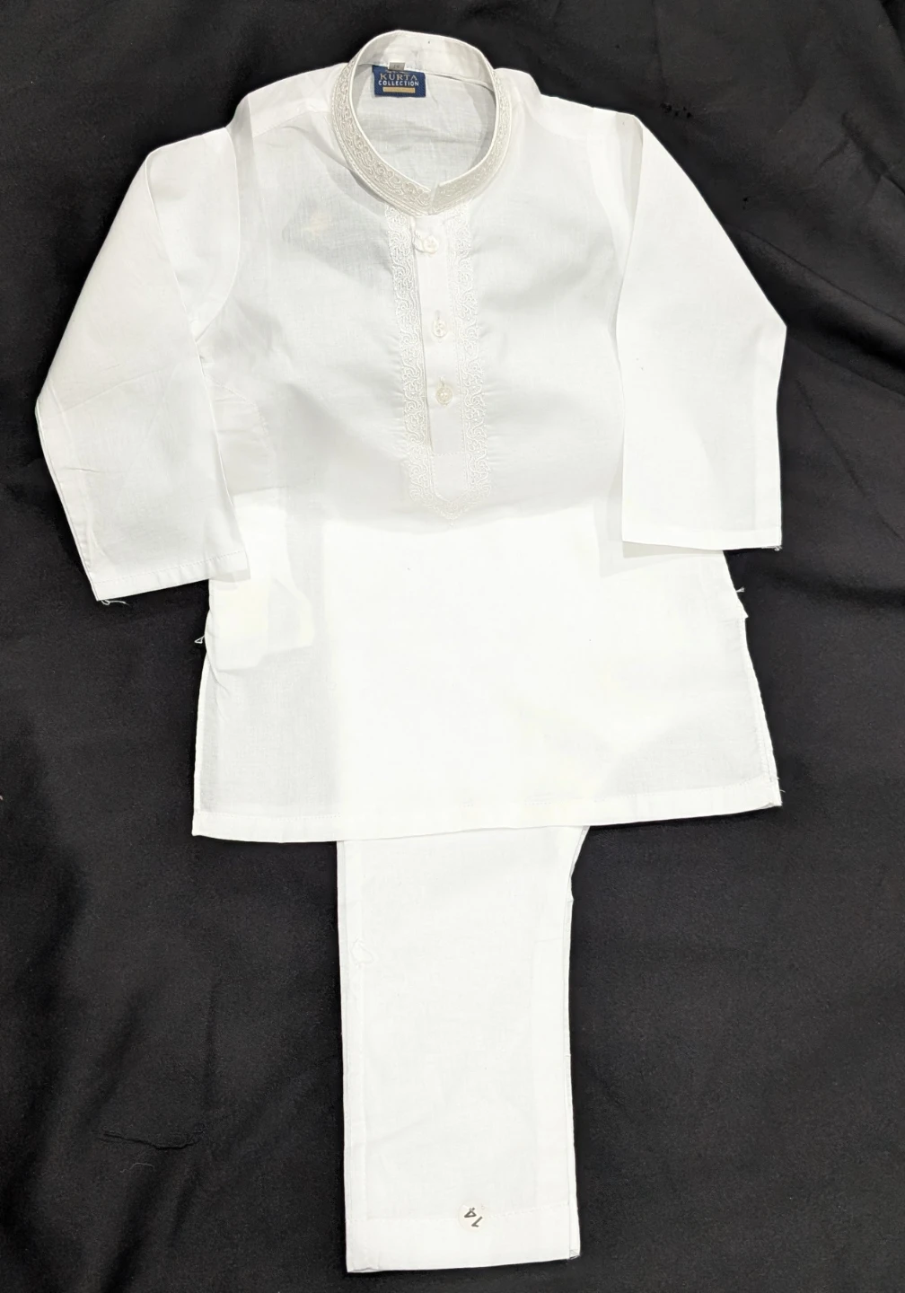 White Boys Kurta Pajama Set
