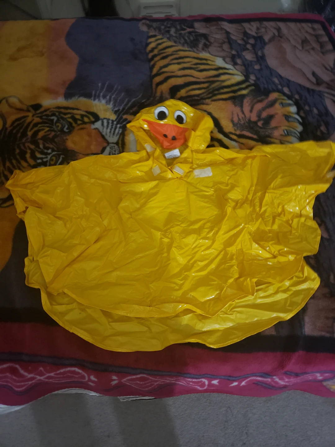 Puddle Duds Yellow Duck Rain Poncho - One Size