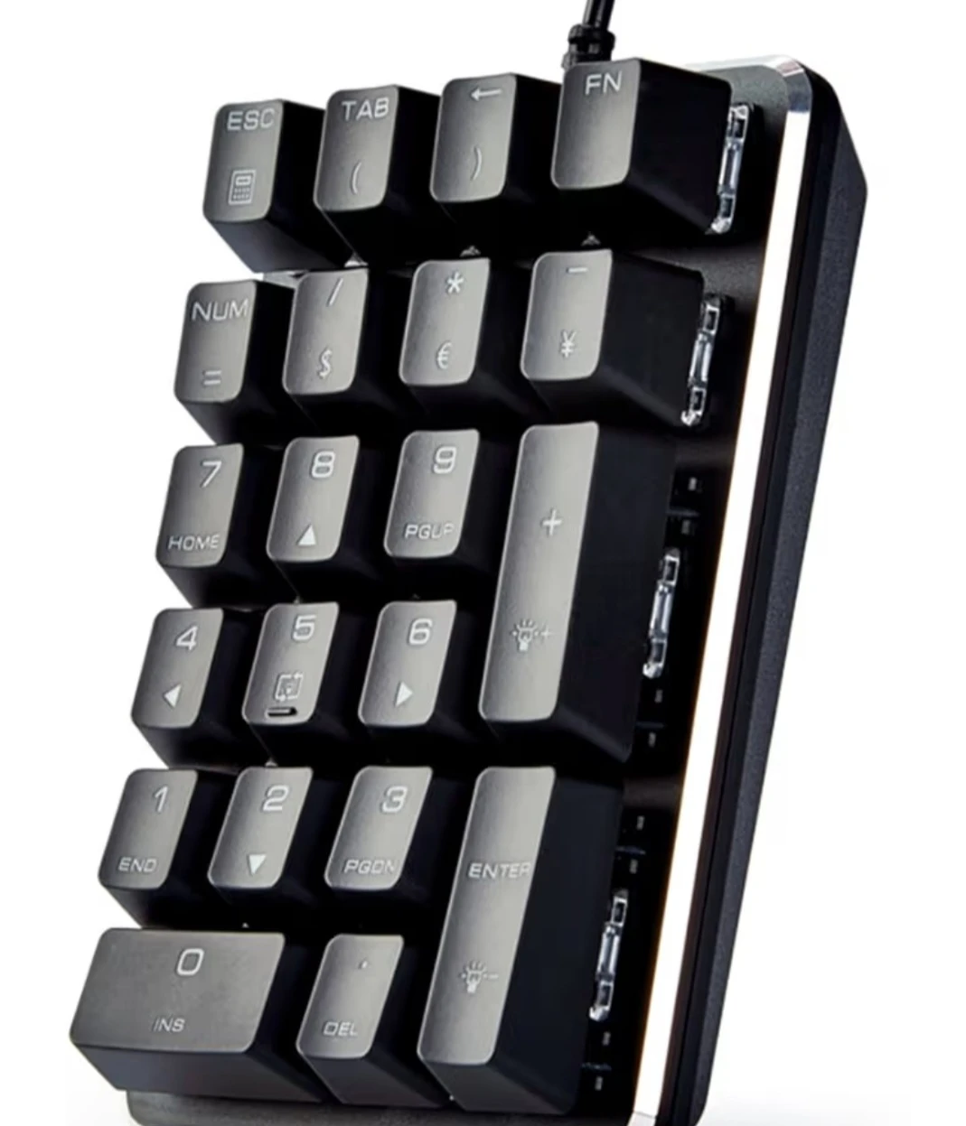 Mechanical Numeric Keypad Black Switch Backlight Gaming Keypad - photo 2