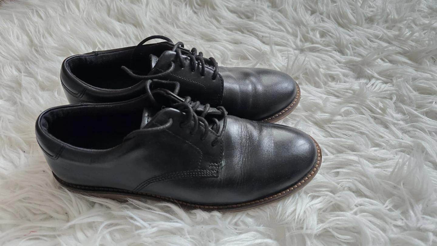 ZARA Black Oxford Shoes Size Youth 5