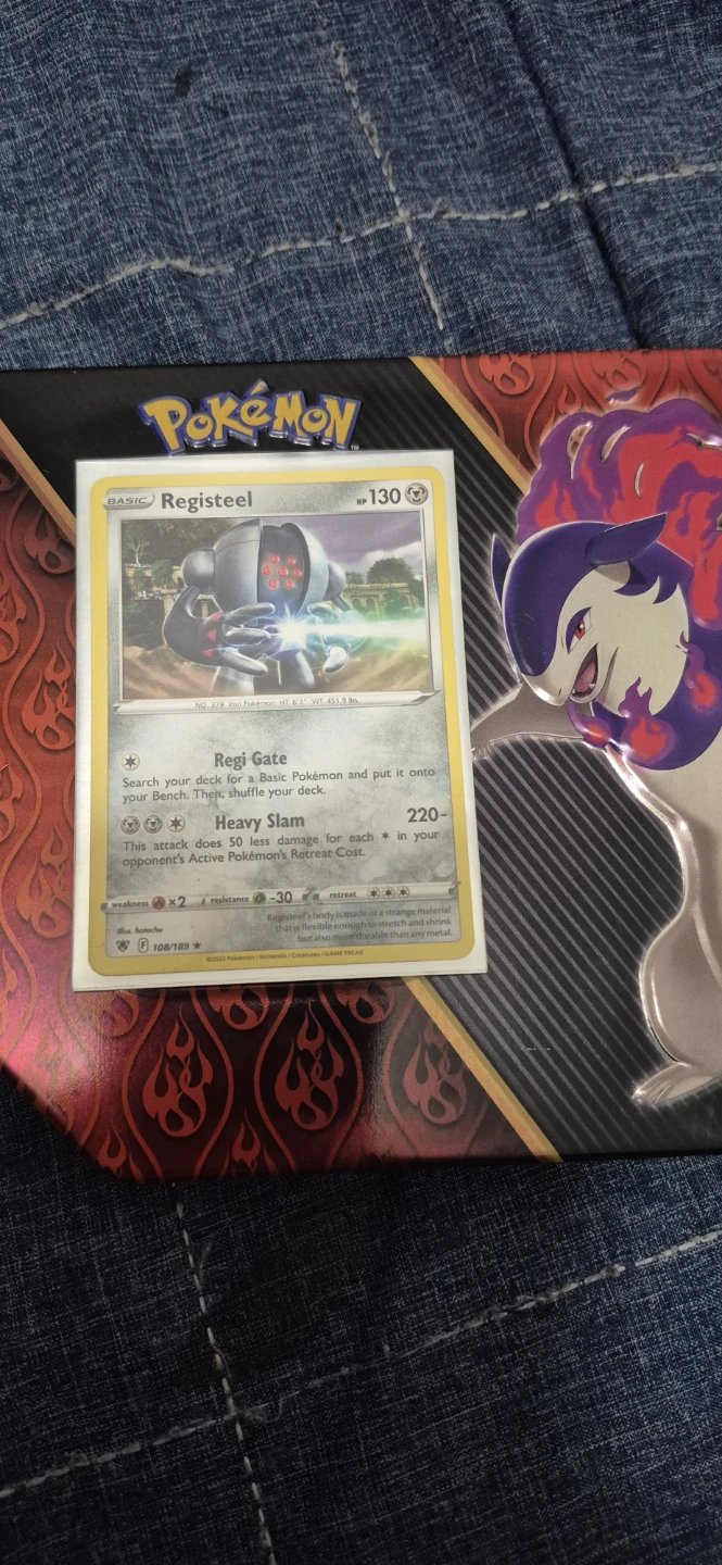 Pokemon Registeel Card - photo 2