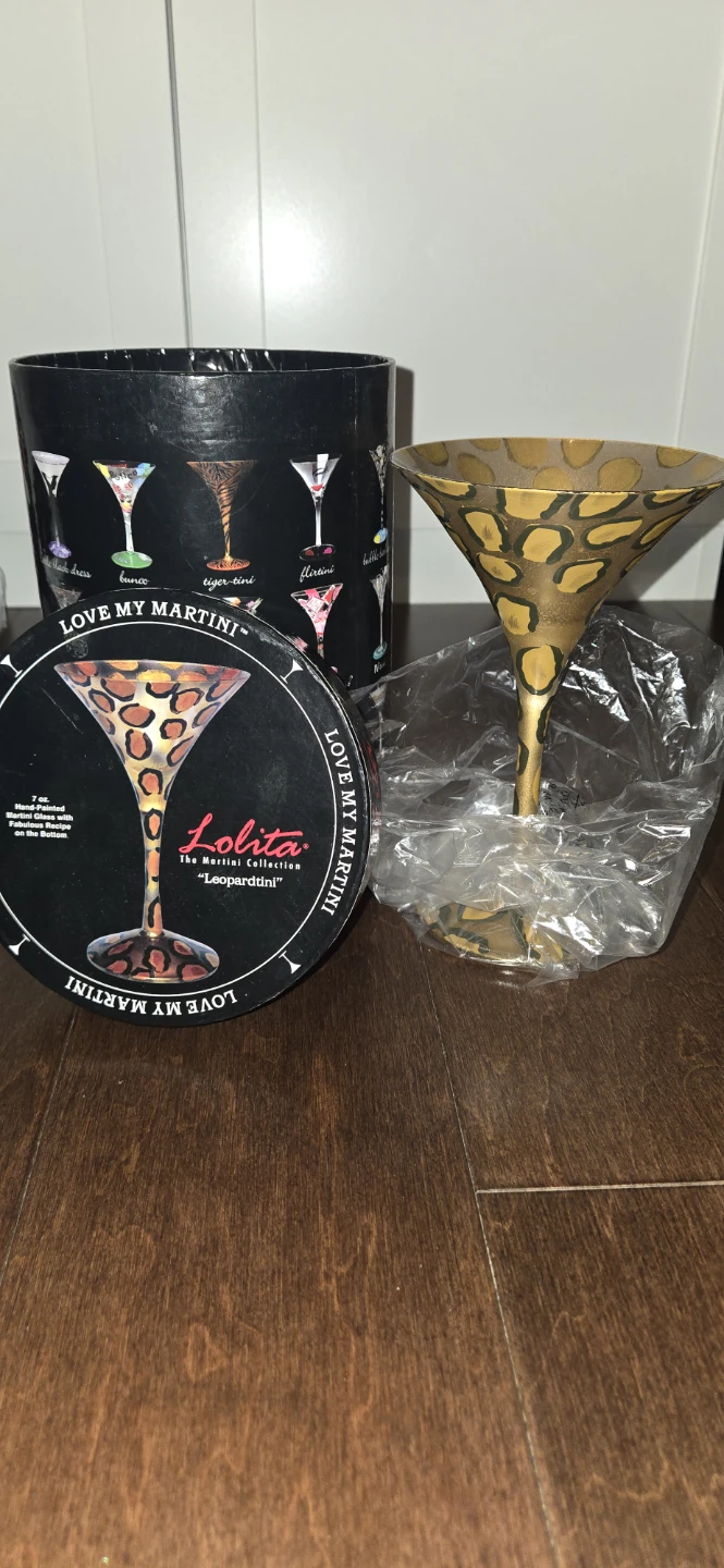 Lolita "Leopardtini" Martini Glass