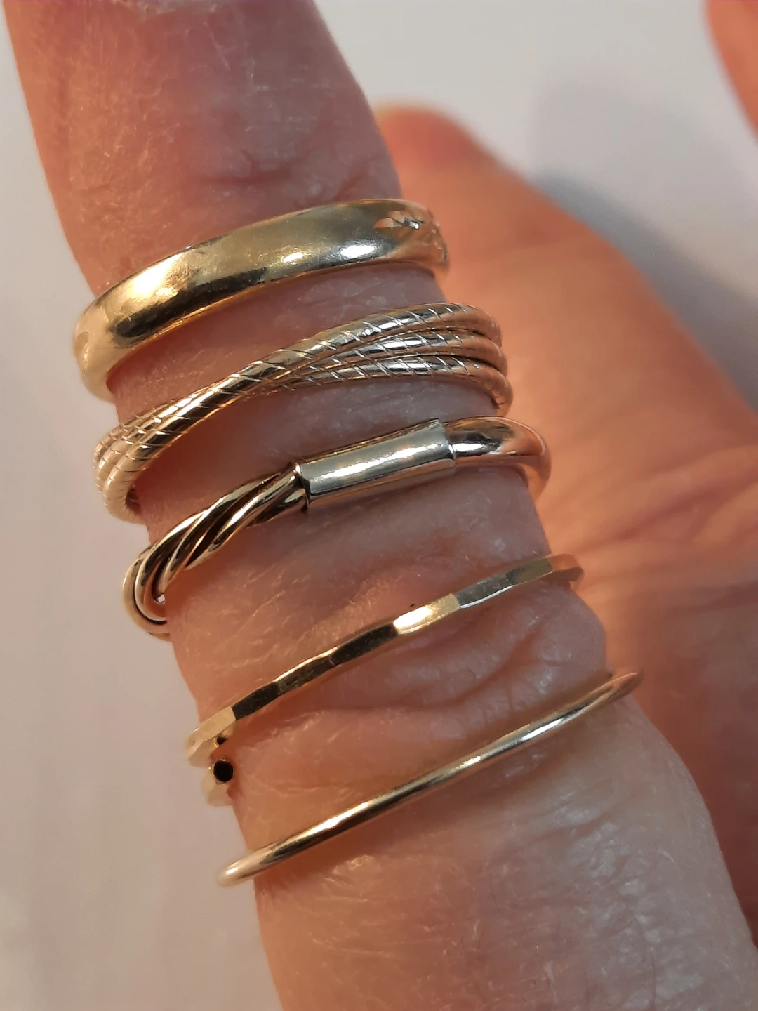 Solid gold rings - photo 2