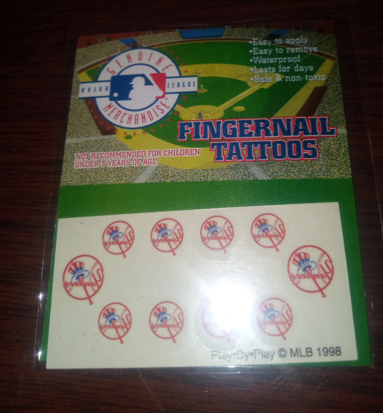 Major League Baseball Fingernail Tattoos New York Yankees