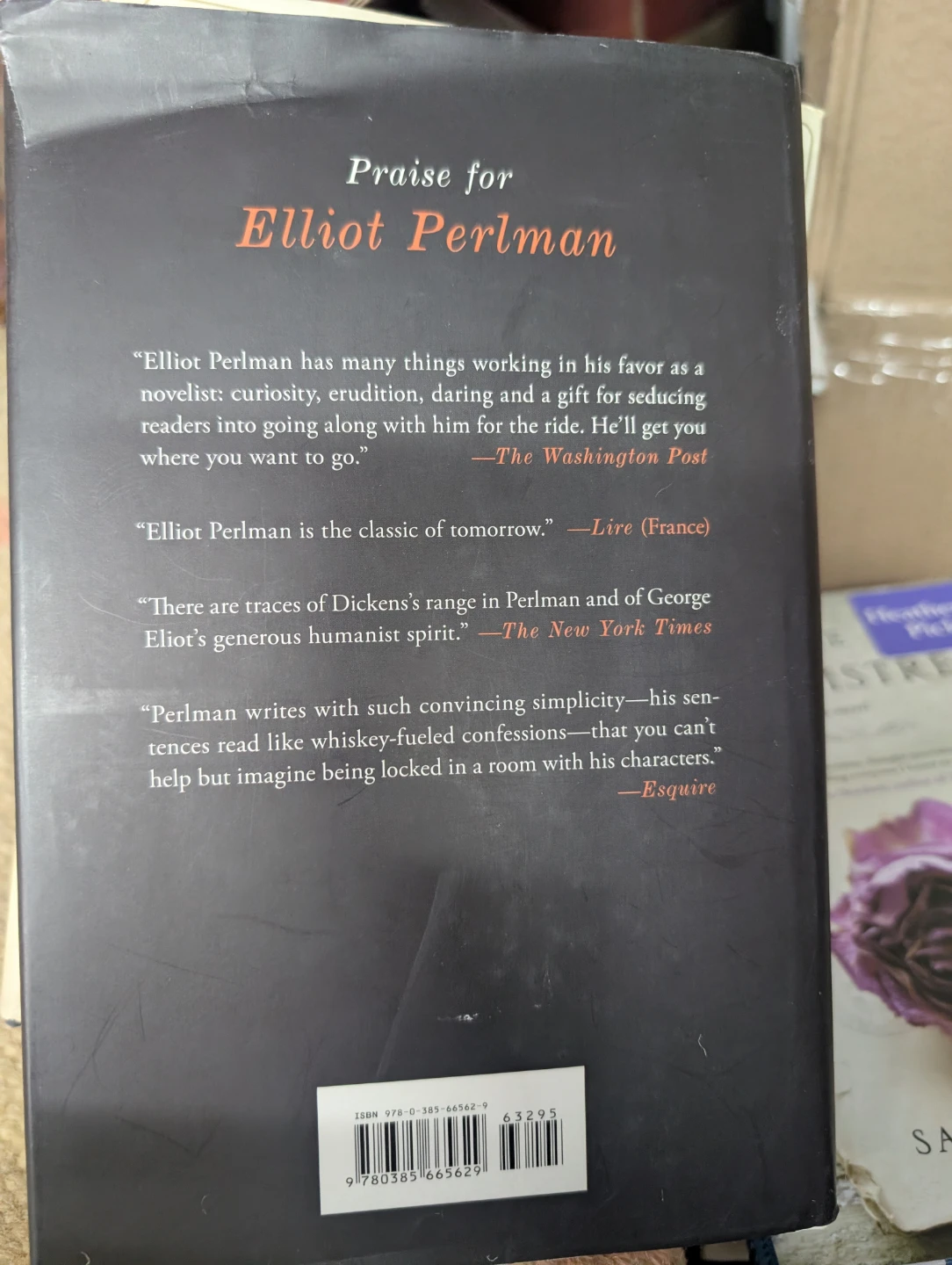 The Street Sweeper novel by Elliot Perlman - photo 2
