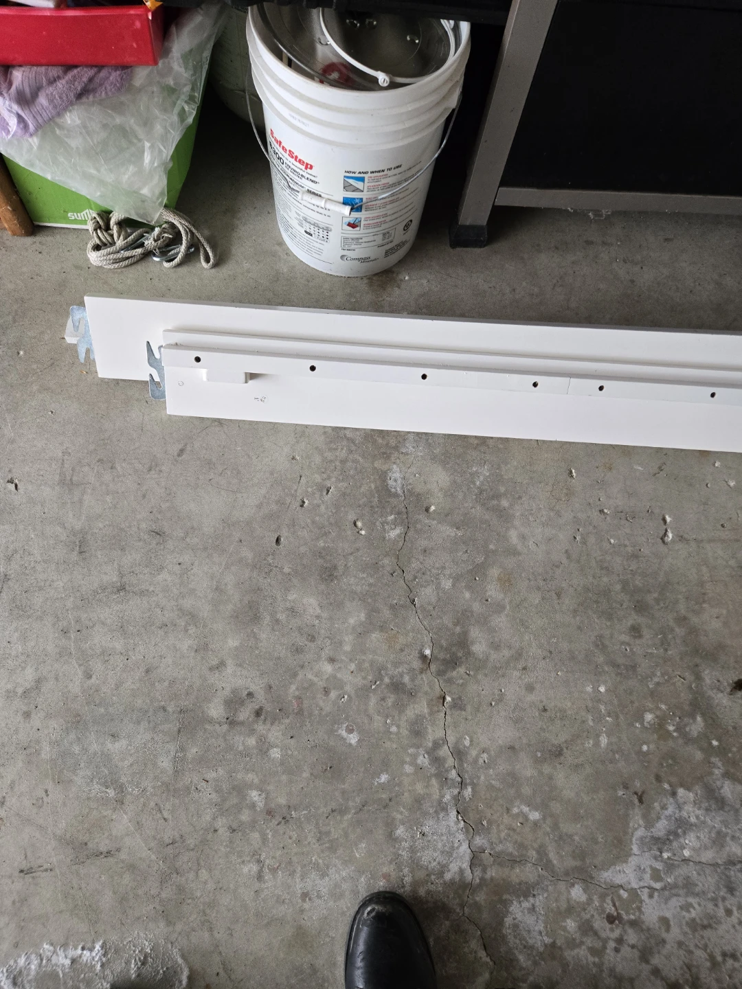 White Twin Bed Frame with Headboard and Footboard - photo 4
