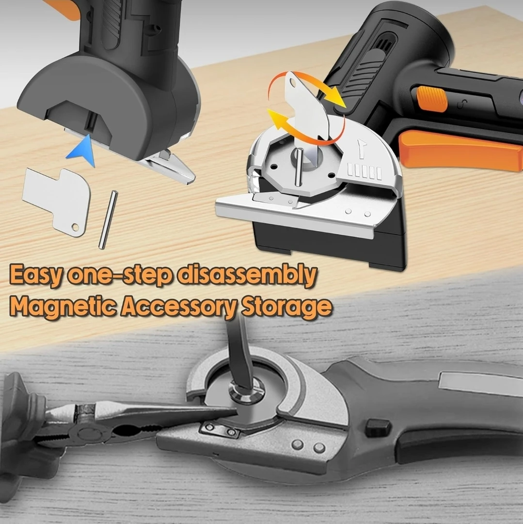 Cordless Electric Scissors Cutter - 4V, 320 RPM, LED Light - photo 5
