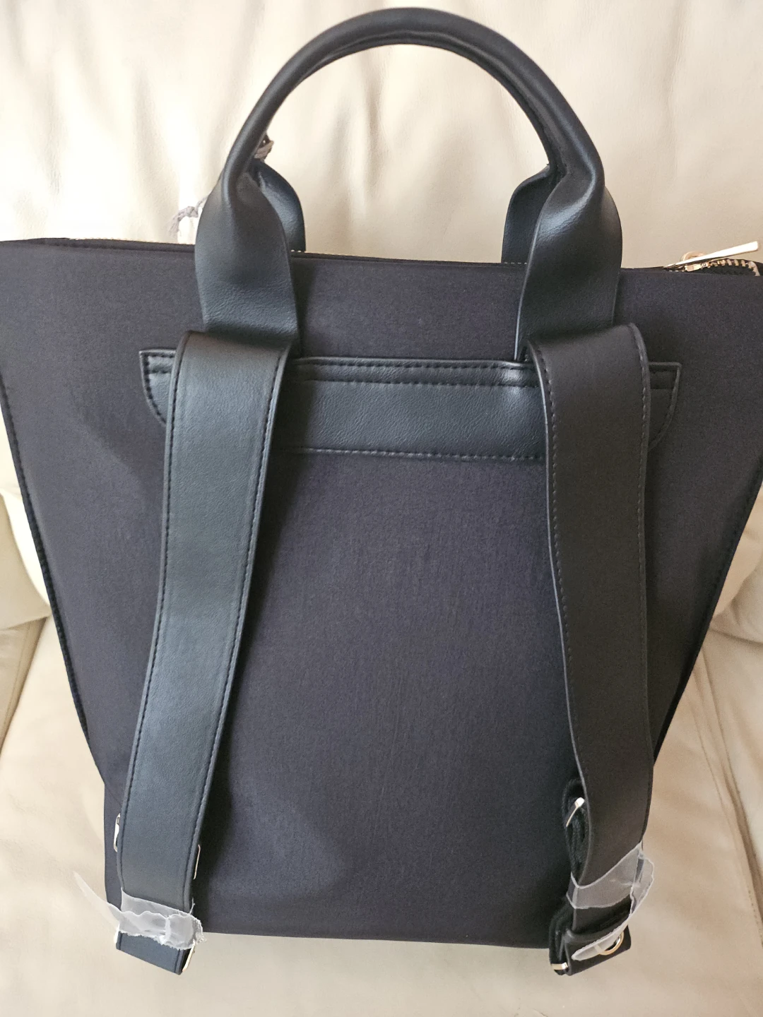 A New Day Black Tote Bag Backpack - photo 2