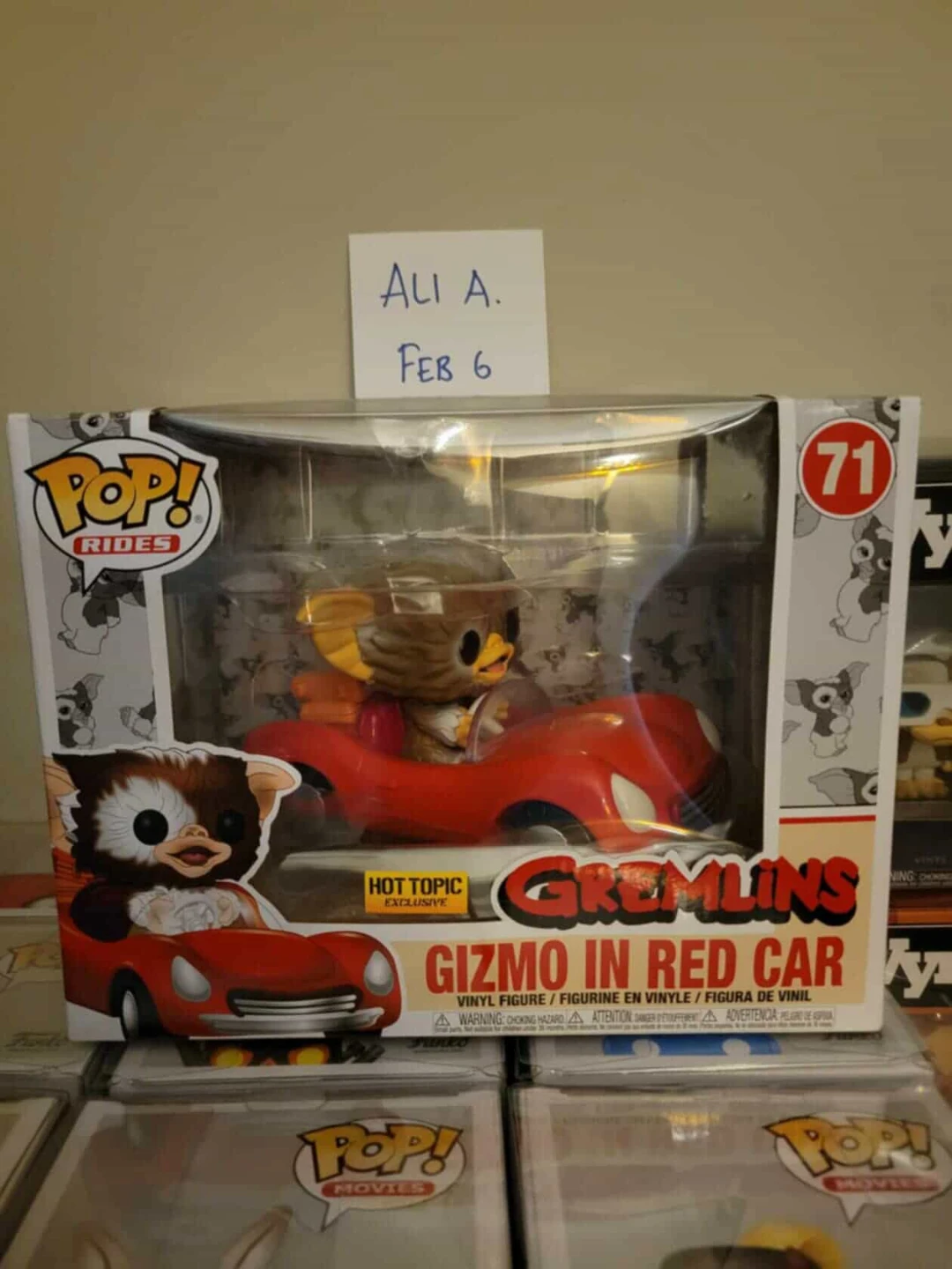 Funko Pop! Rides Gremlins Gizmo in Red Car #71