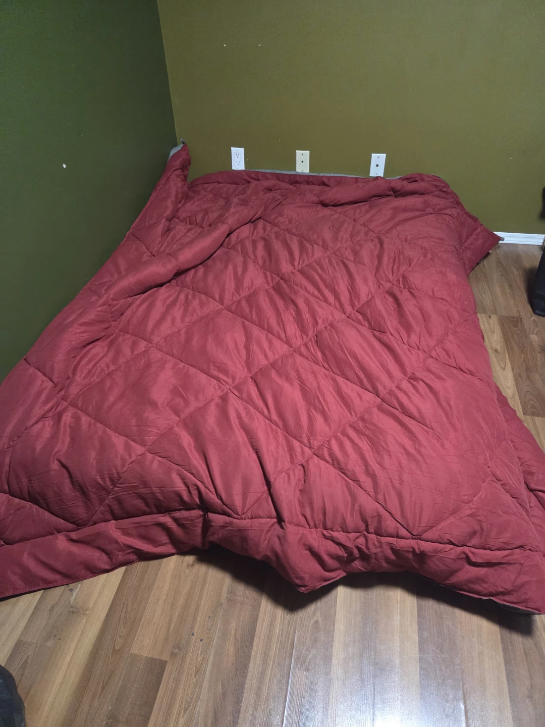 Red Quilted Comforter