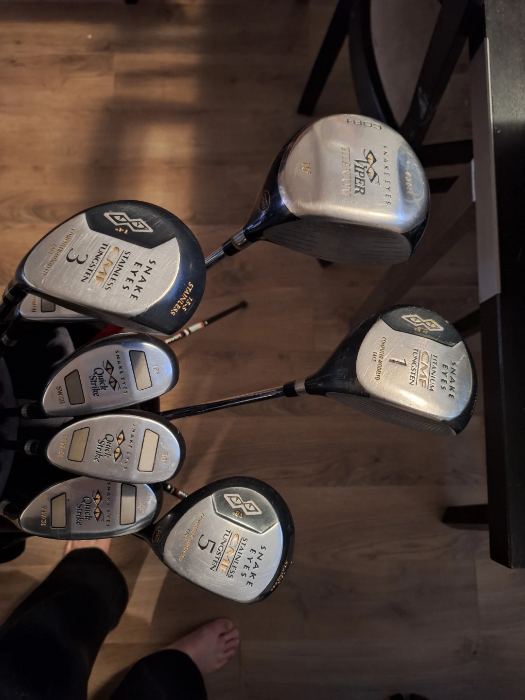 Men's Pivot Golf Bag with Avon Chamois & Snake Eyes Woods/Irons