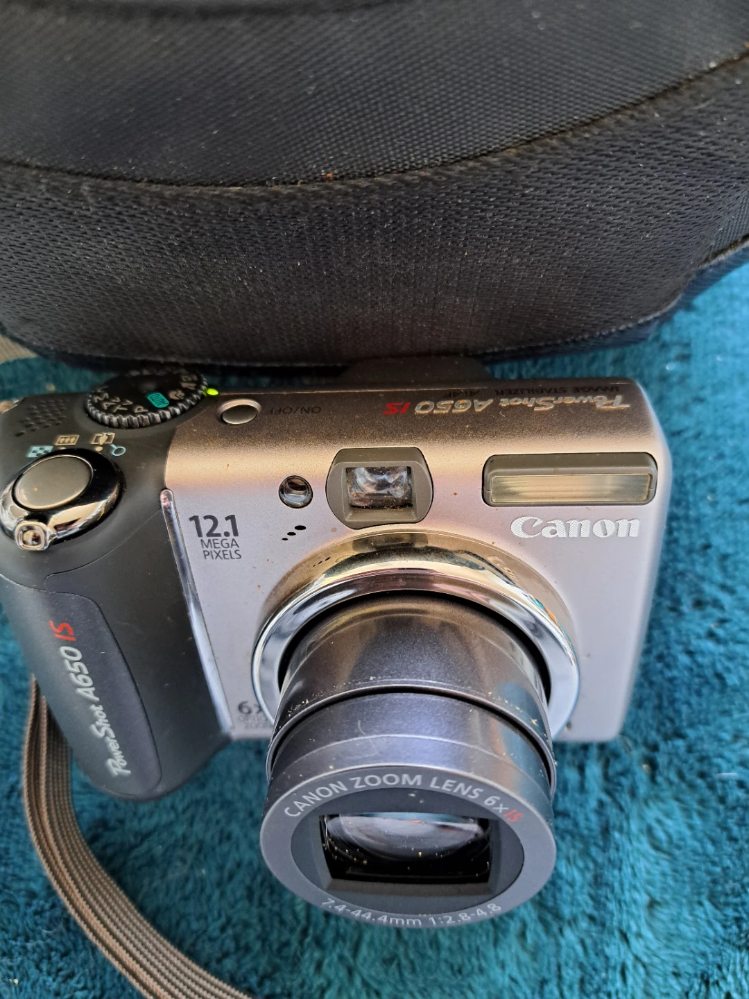 Canon PowerShot A650 IS Digital Camera with Case Logic Bag - photo 5