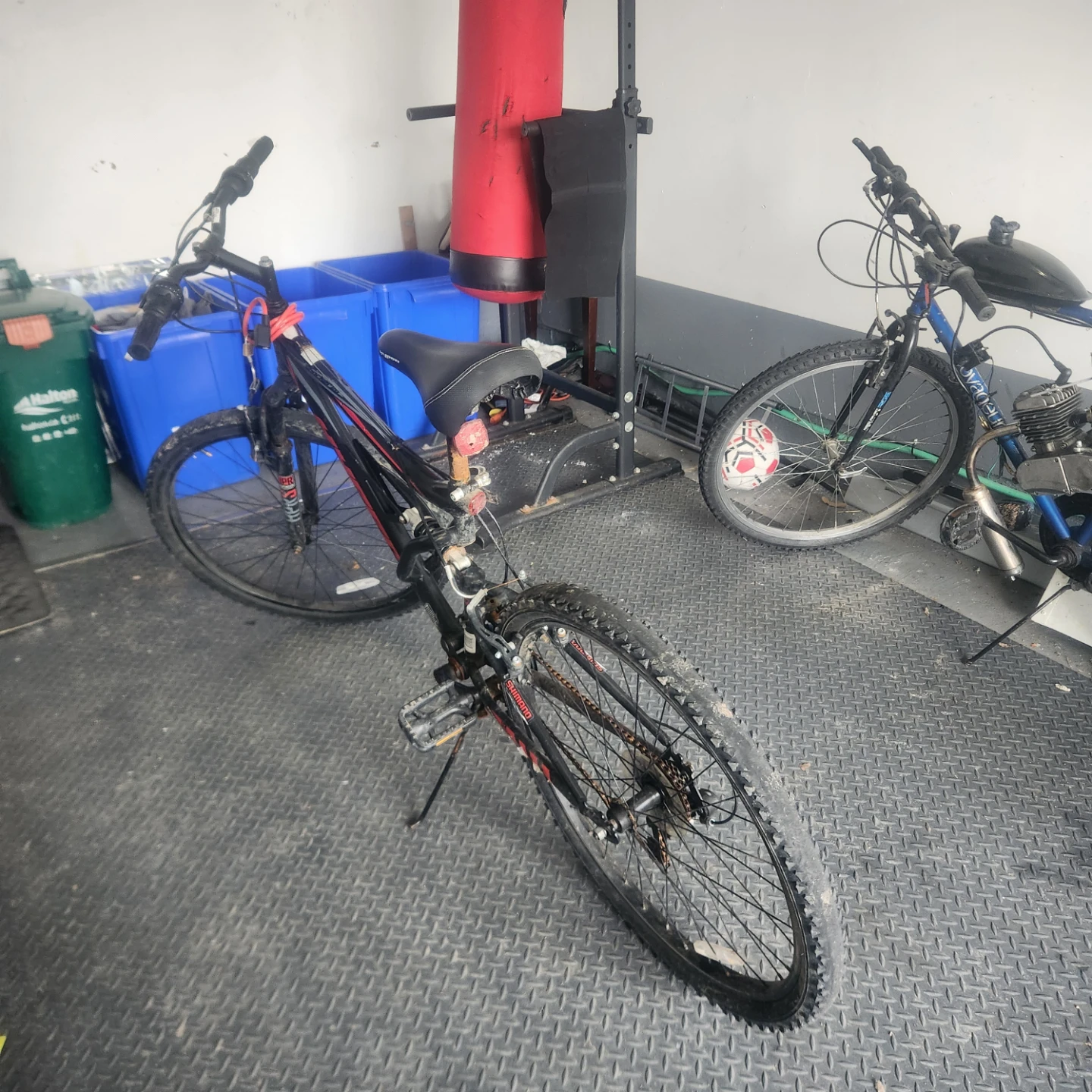 Black and Red Mountain Bike - photo 2