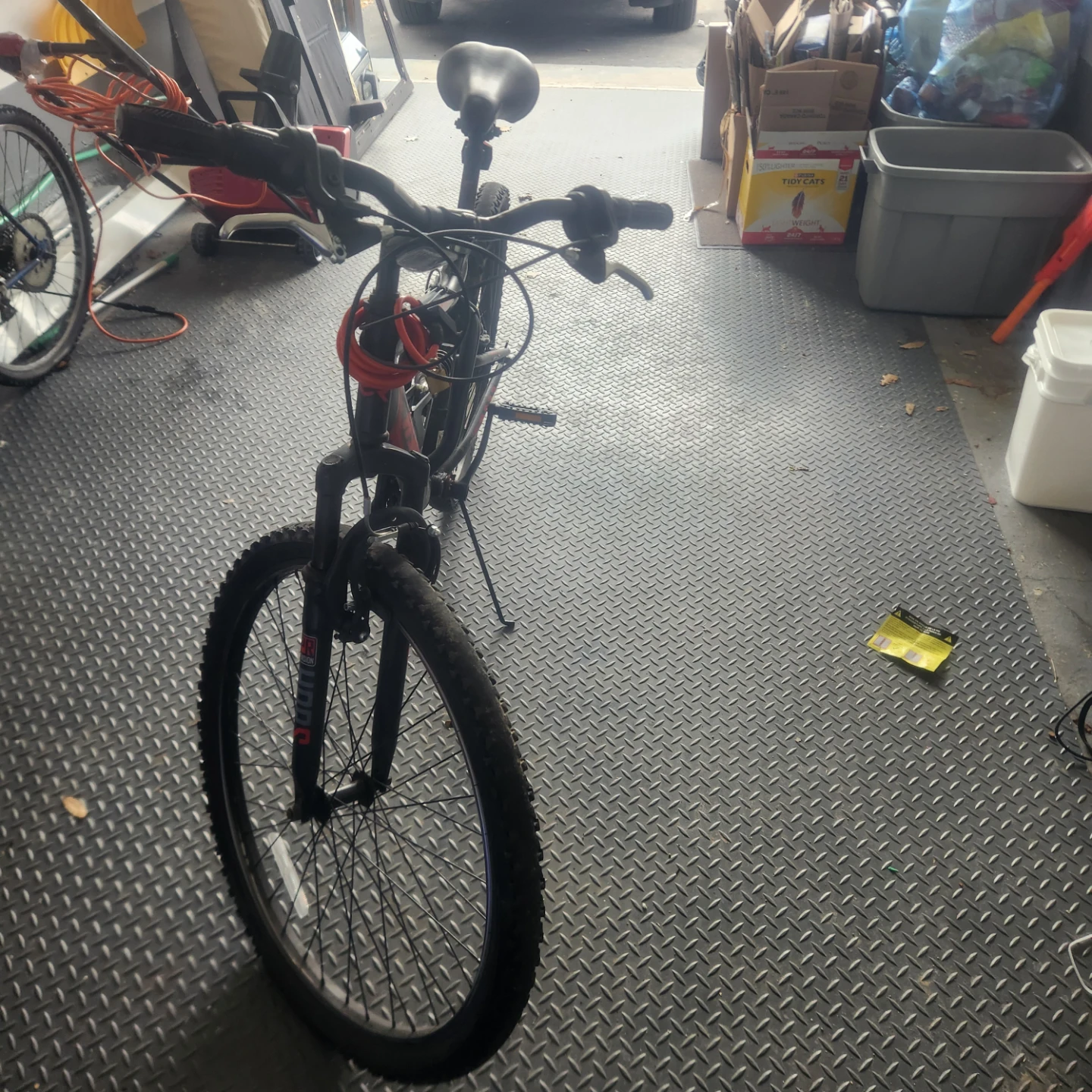 Black and Red Mountain Bike - photo 3