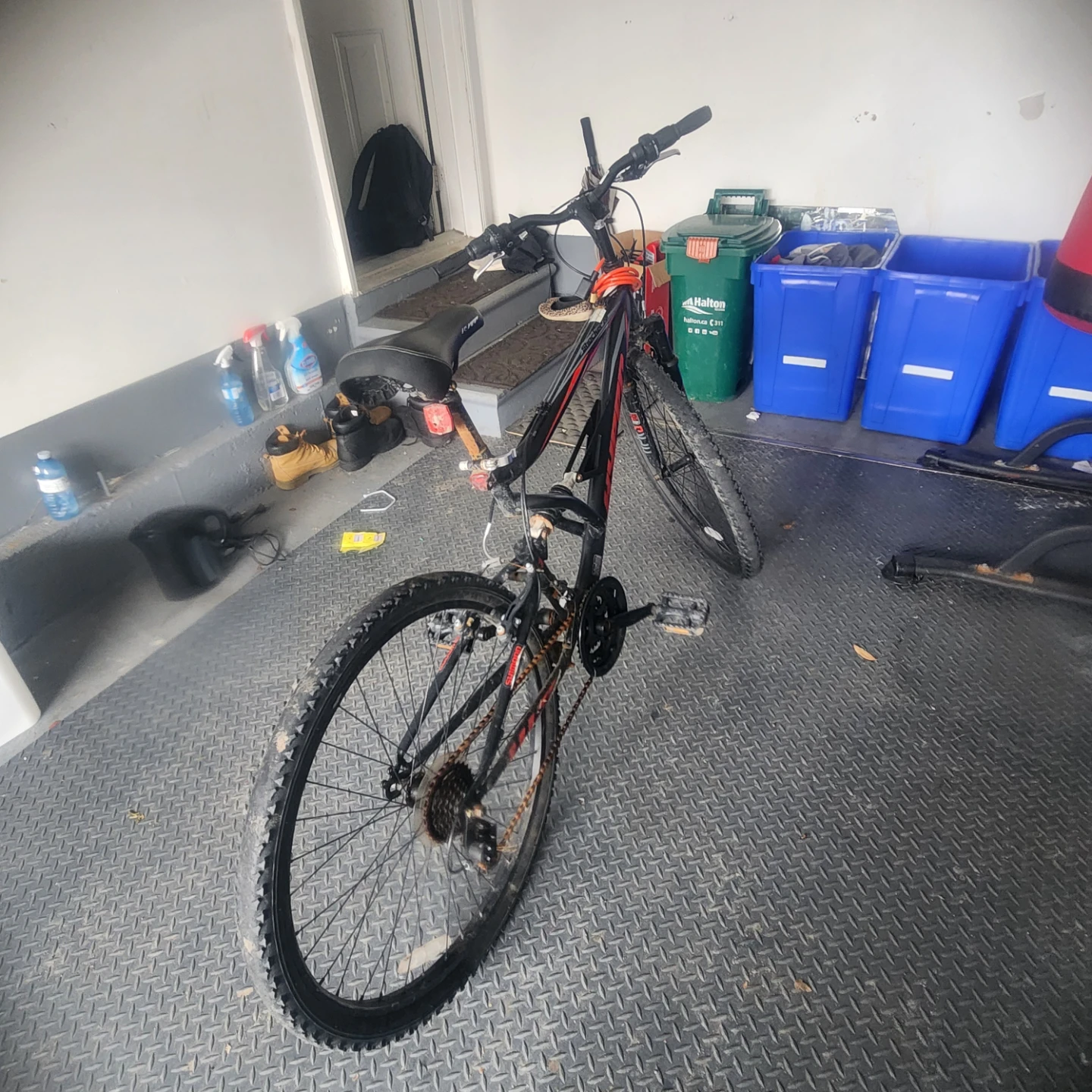 Black and Red Mountain Bike - photo 5
