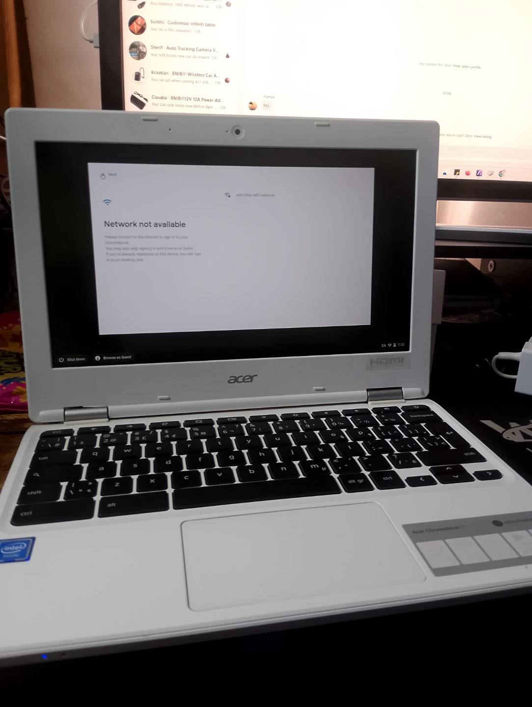 Acer Chromebook 11 Laptop Good Condition - photo 4