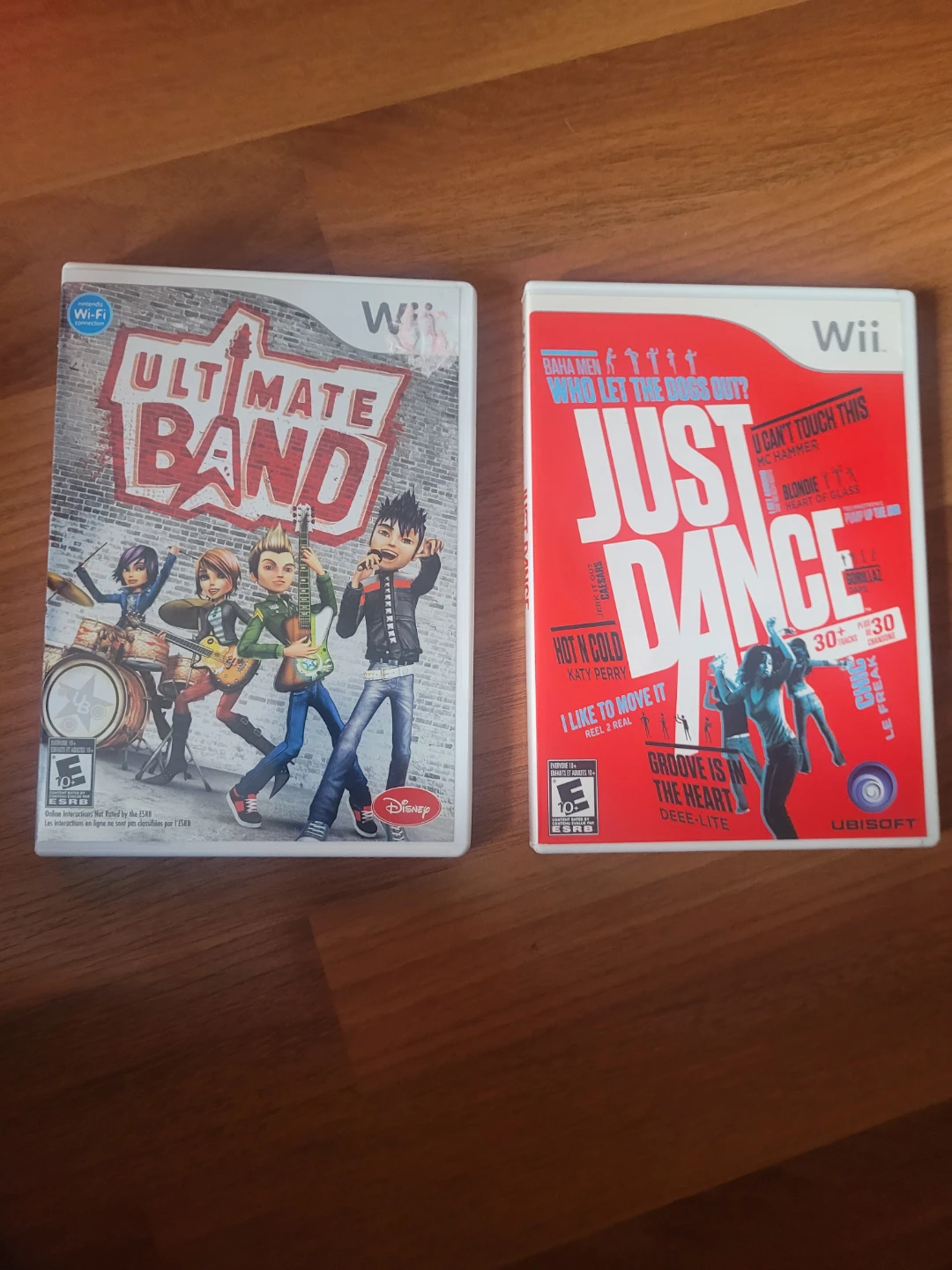 Wii Just Dance and Ultimate Band  Video Games