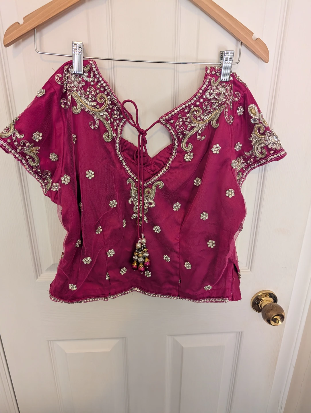 Embellished Pink Lehenga Choli Set - photo 4