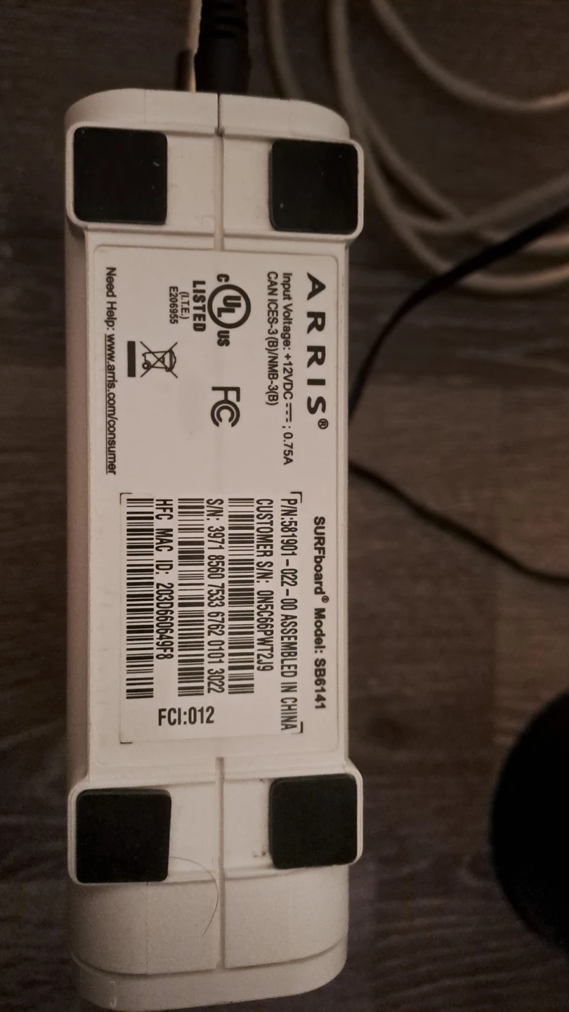 ARRIS SURFboard SB6141 DOCSIS 3.0 Modem&DLink Wireless Router - photo 5