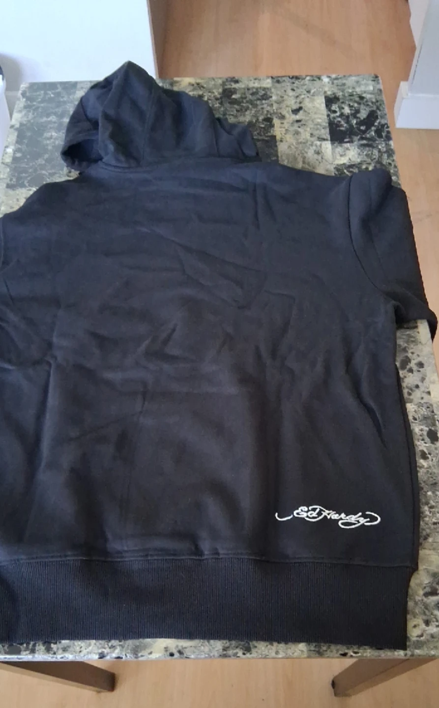Ed Hardy Black Tiger Graphic Hoodie - X-Large - photo 3