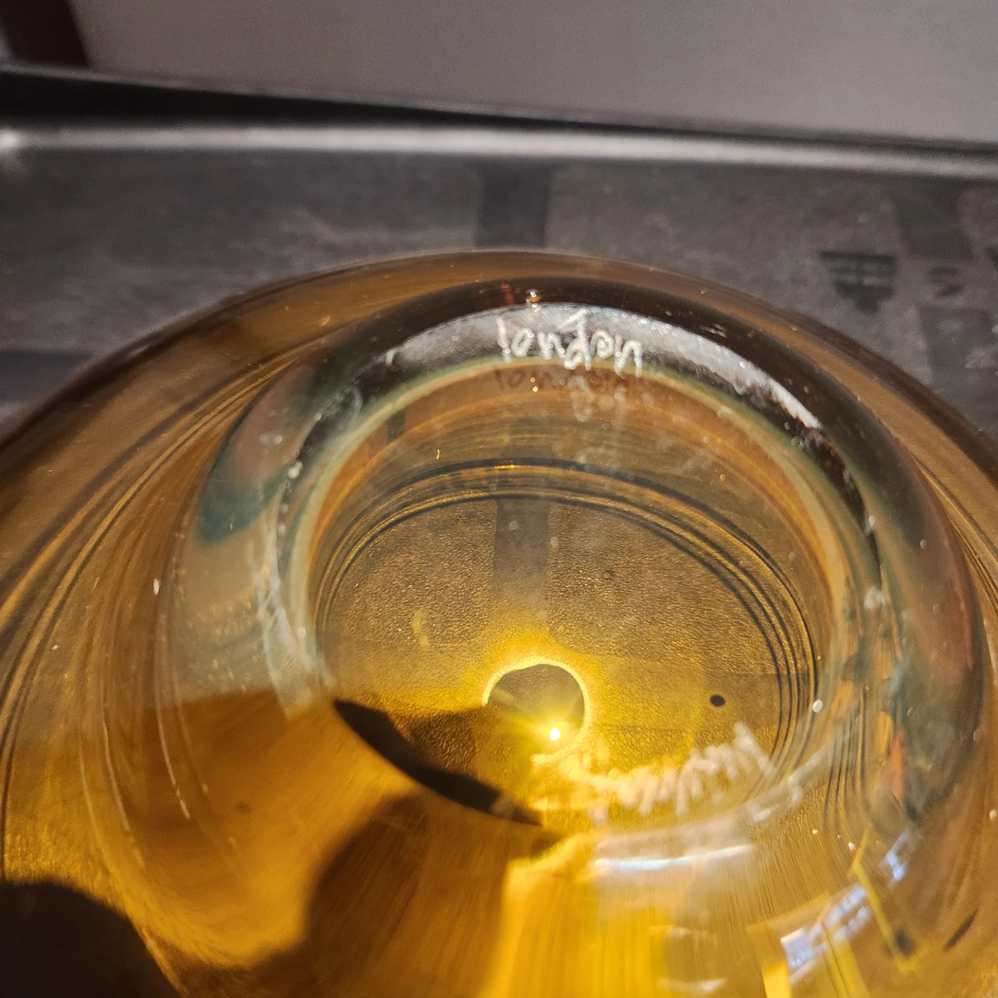 Amber Glass Bowl - photo 2