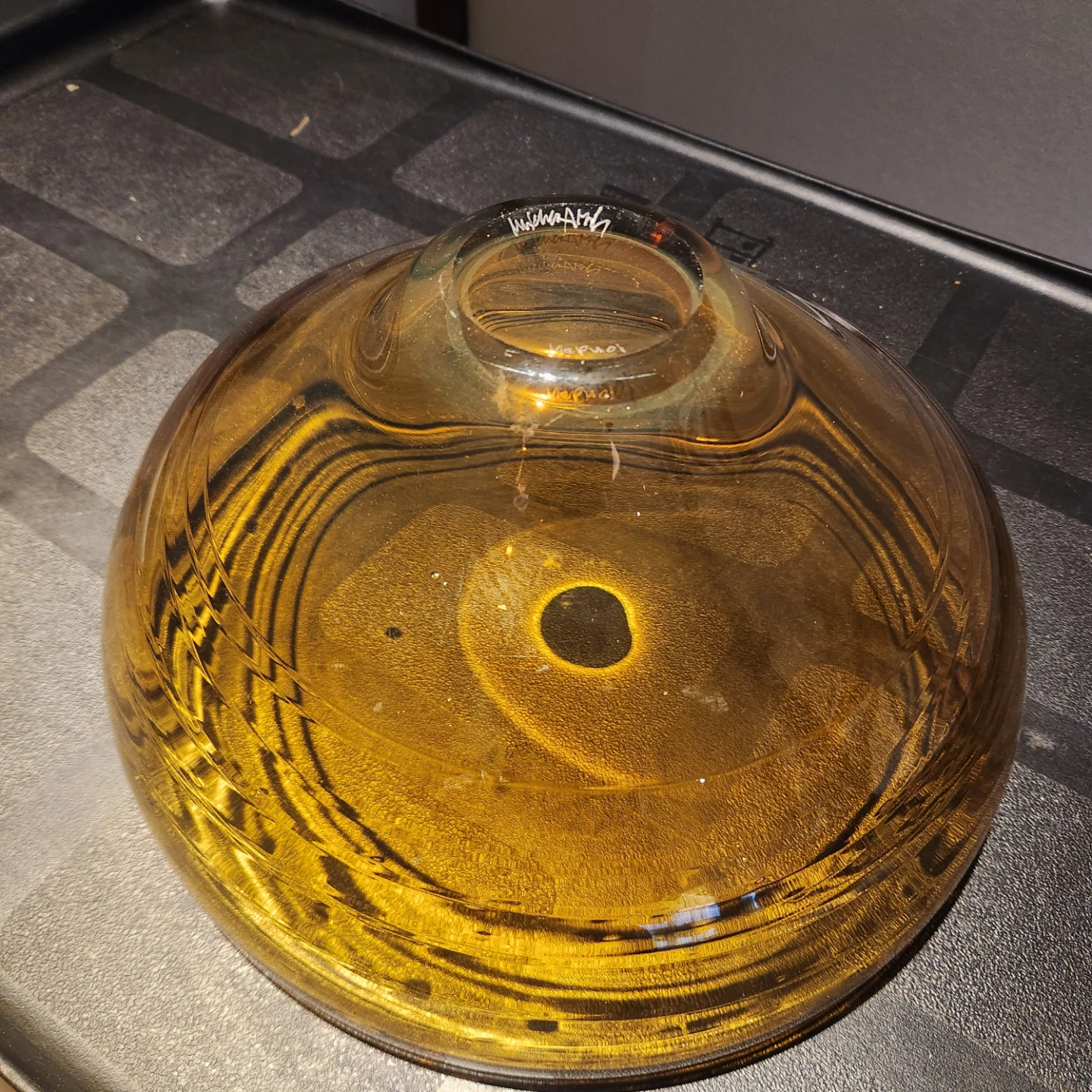 Amber Glass Bowl - photo 4