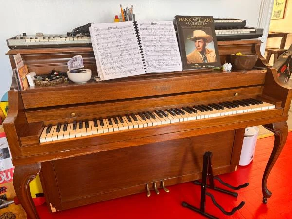 Wooden Upright Piano