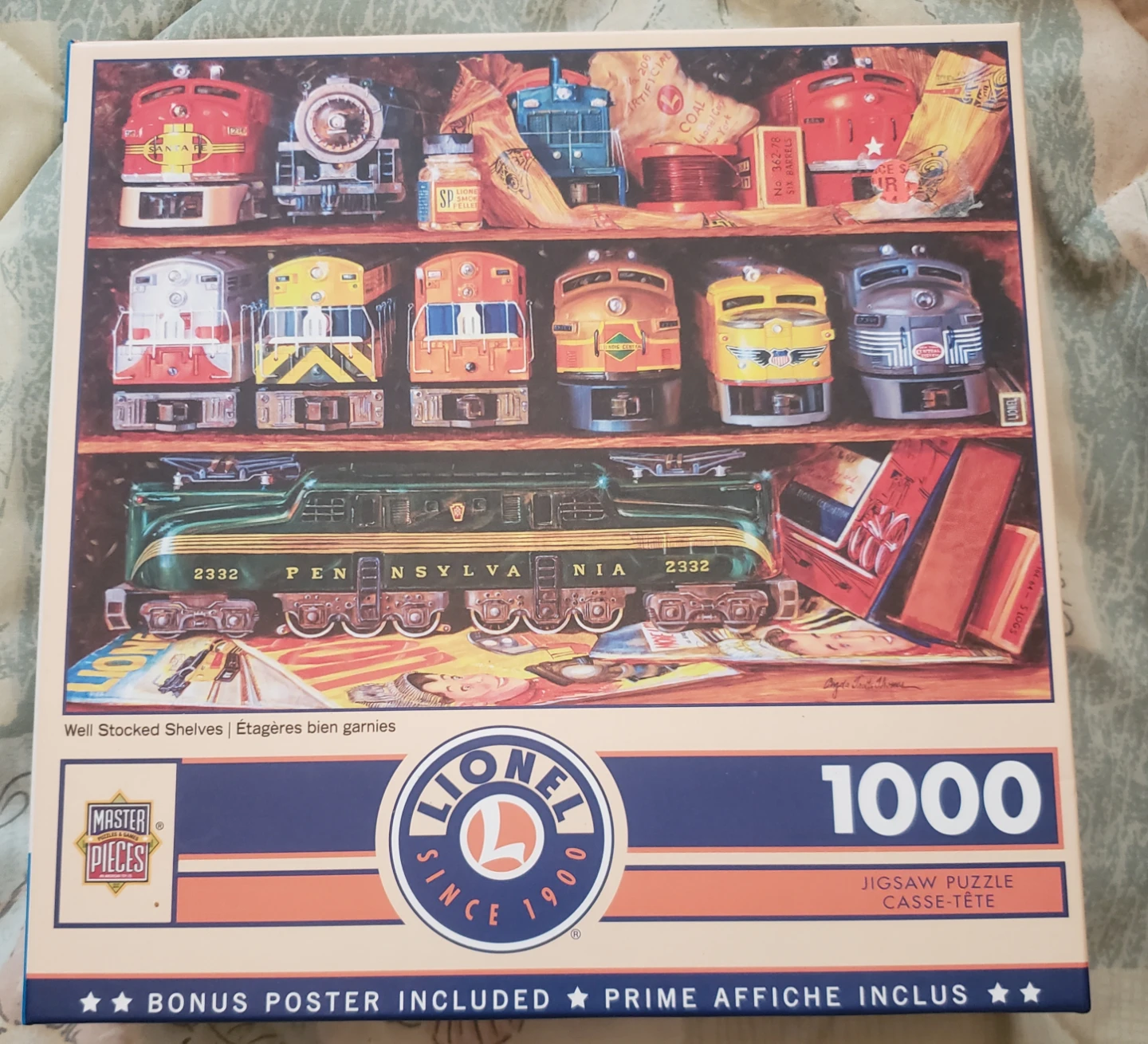 Lionel Master Pieces 1000 Piece Jigsaw Puzzle