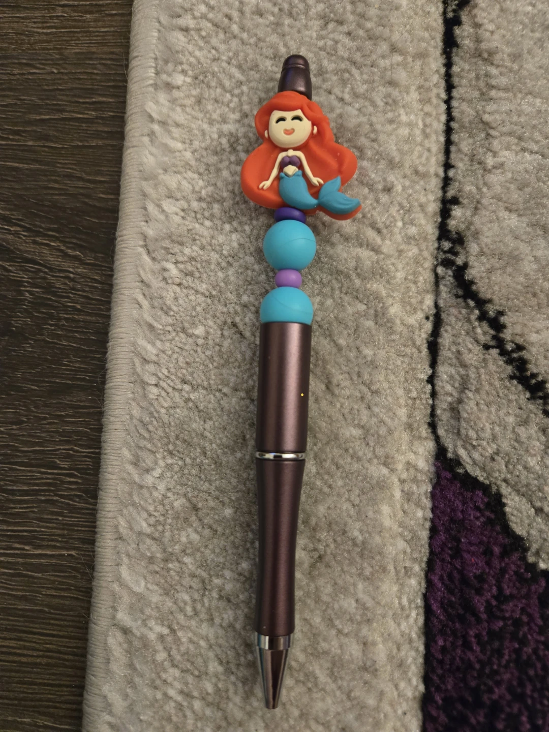 Ariel The Little Mermaid Pen with Beads