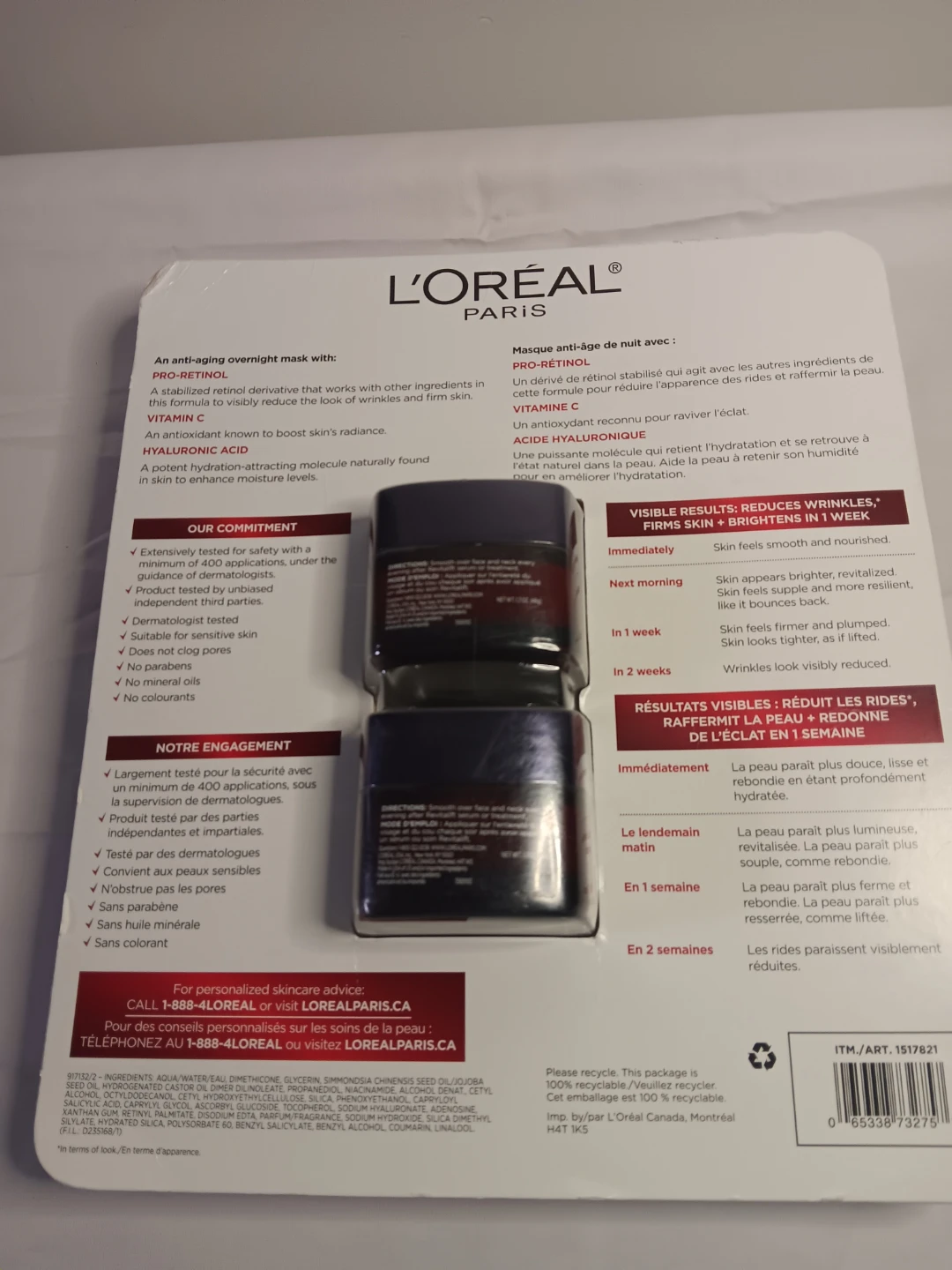 L'Oréal Paris Revitalift Triple Power LZR Night Mask Set - photo 2