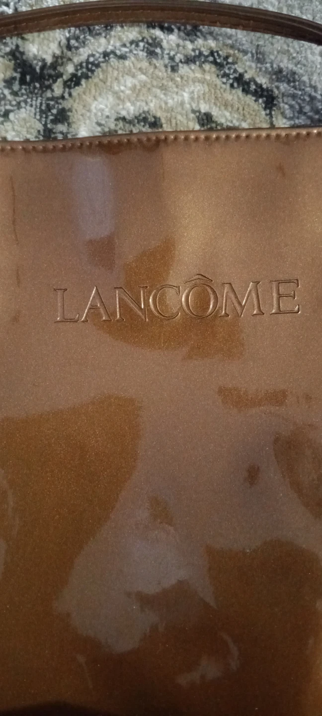 Lancôme Brown Patent Leather Shoulder Bag - photo 2