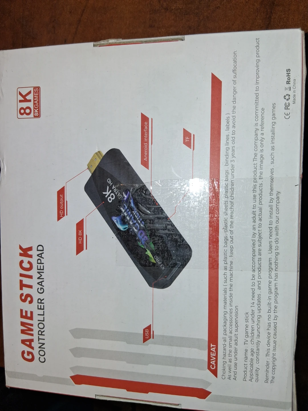 8K Game Stick Controller Gamepad - photo 2