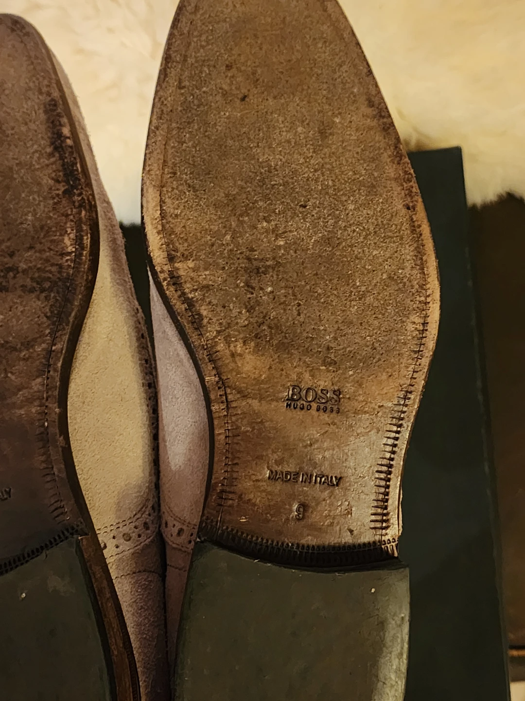 BOSS Suede Double Monk Strap Shoes - photo 5