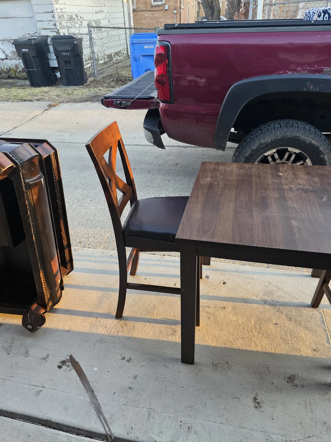 2-Piece Wood Dining Set with Chairs - photo 4