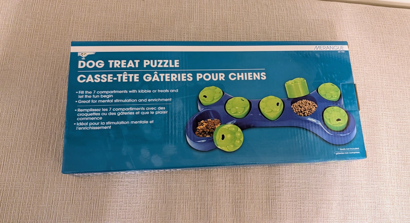 Brand New in Box Dog Treat Puzzle