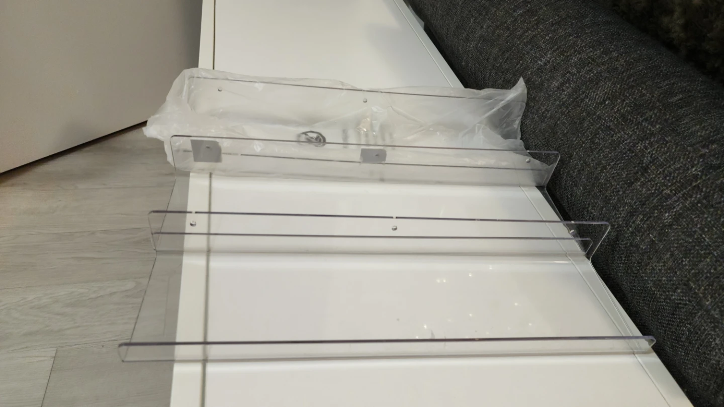 Clear Acrylic Display Shelves (Set of 3)