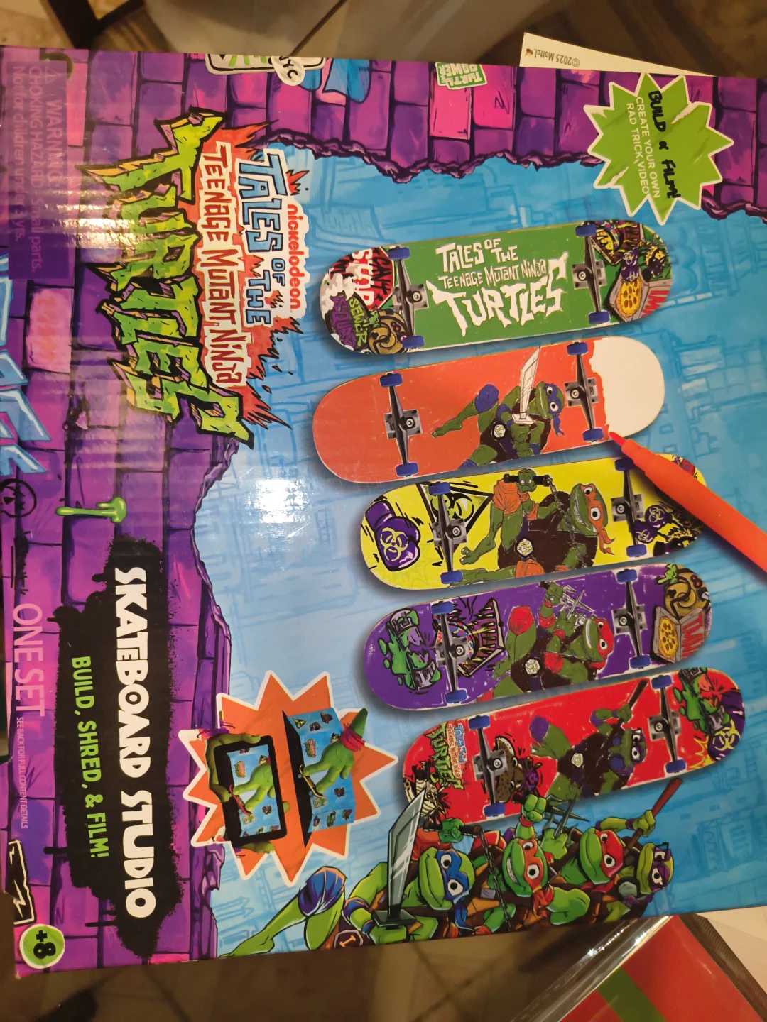 Nickelodeon Teenage Mutant Ninja Turtles Skateboard Studio Set