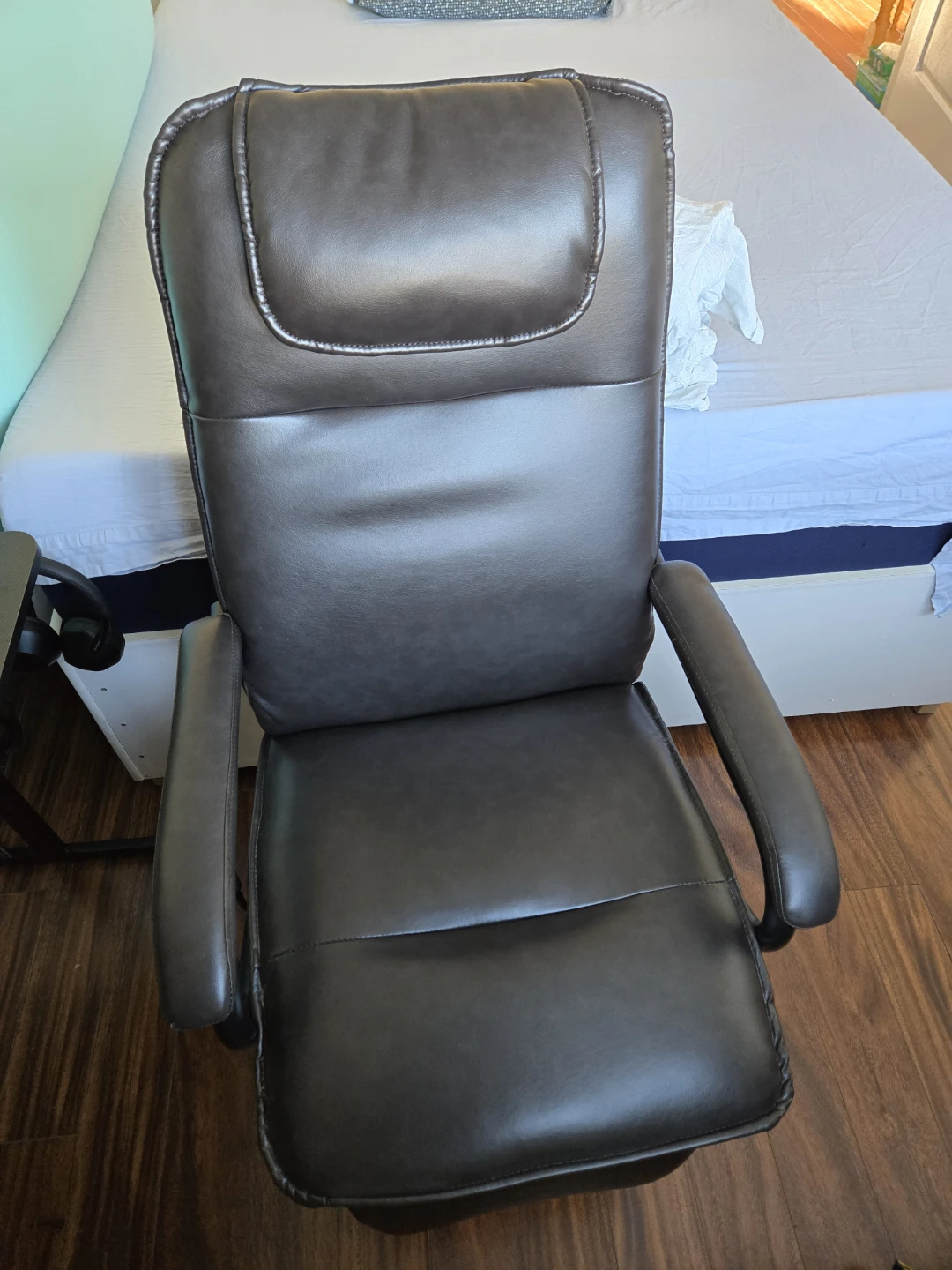 Flash Furniture High Back Leather Reclining Office Chair - Brown