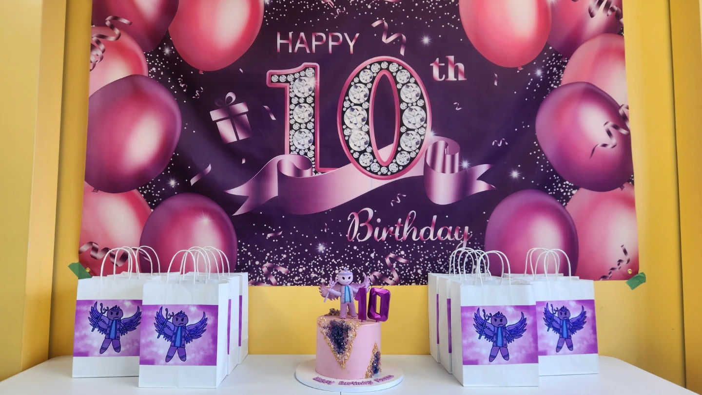 10th Birthday Backdrop Banner - photo 4
