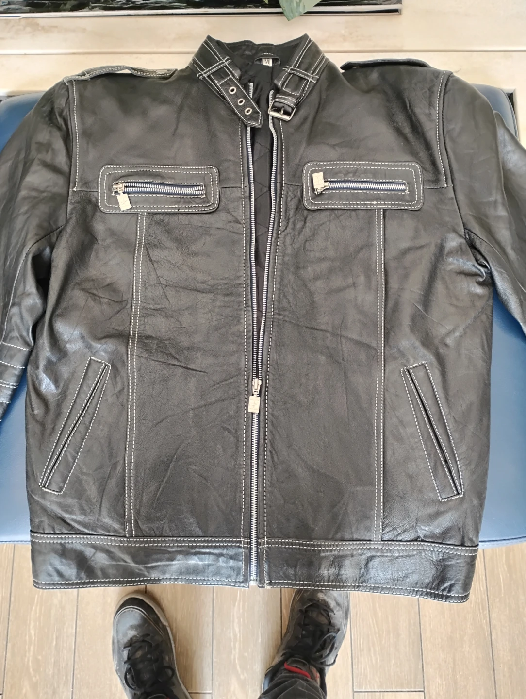 Leather Bank Jacket 🥕 - photo 2