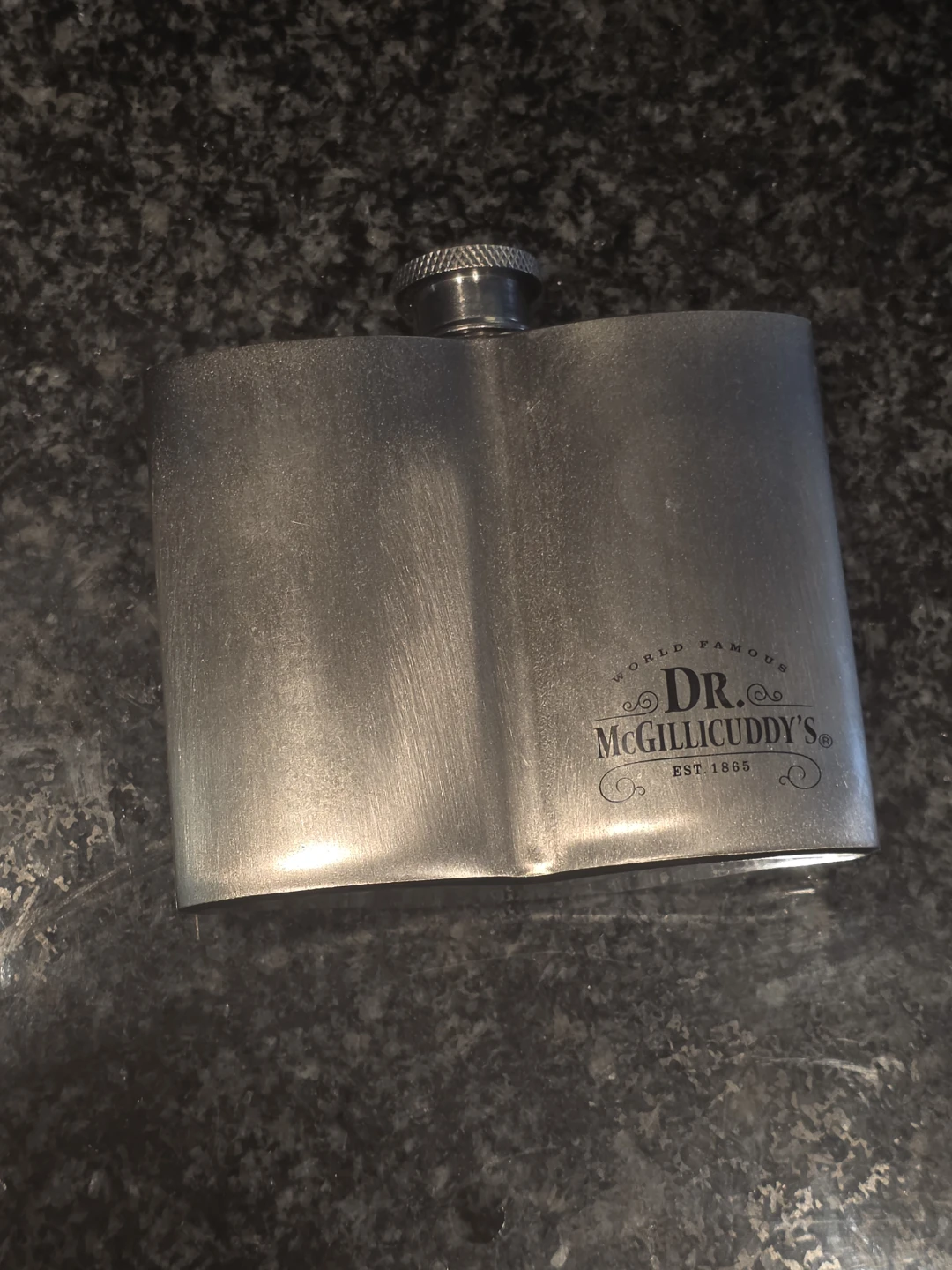 Dr. McGillicuddy's Stainless Steel Hip Flask