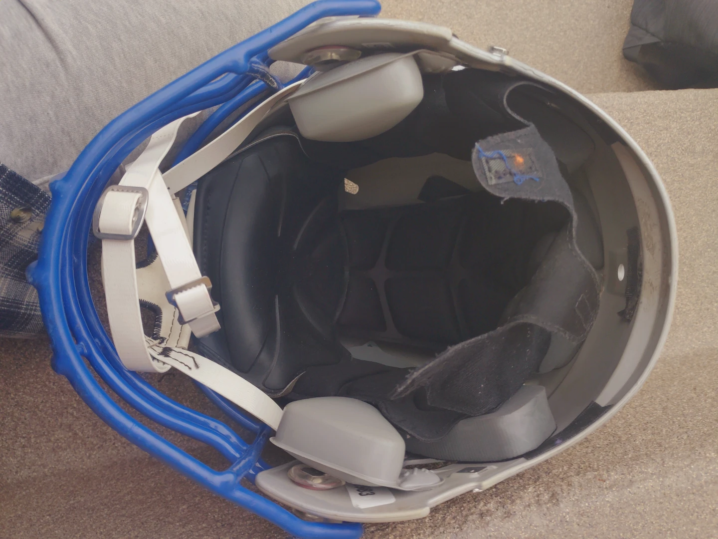Riddell Silver Football Helmet - photo 4