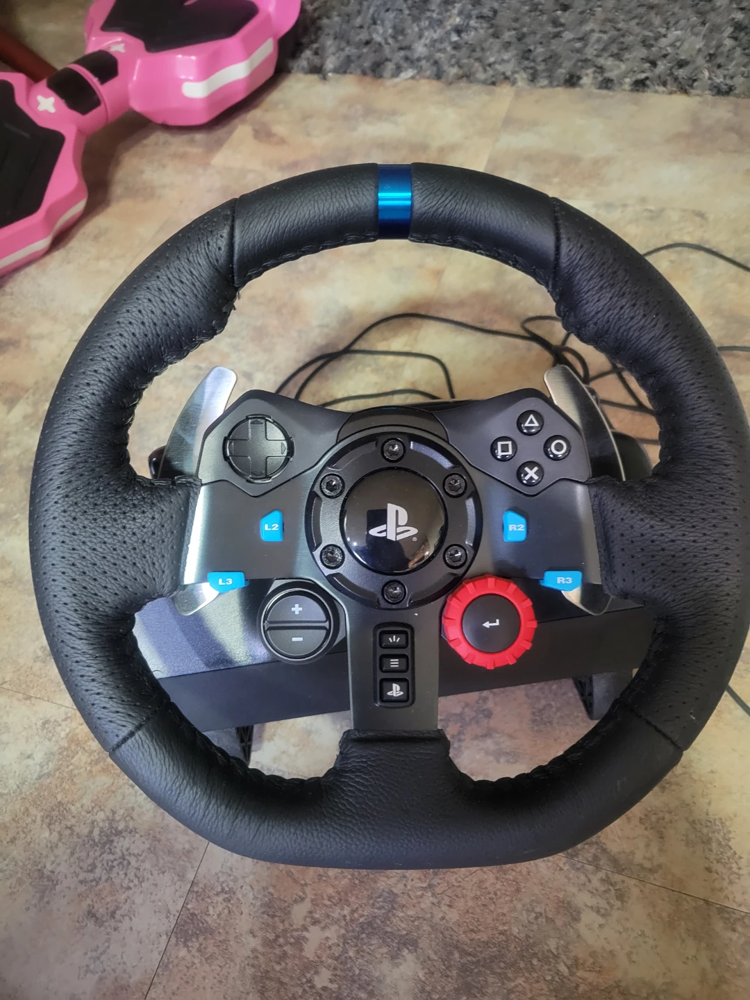 Logitech G923 Racing Wheel, Pedals, and Shifter - photo 4